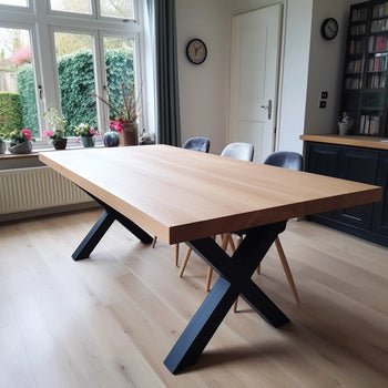 Elegant Beech Dining Table - TRL Handmade Furniture