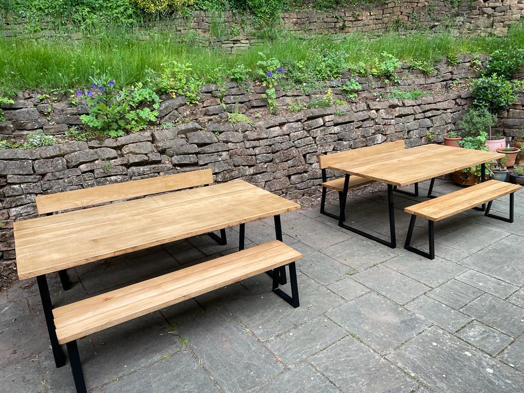 Elegant Beech Outdoor Table - TRL Handmade Furniture