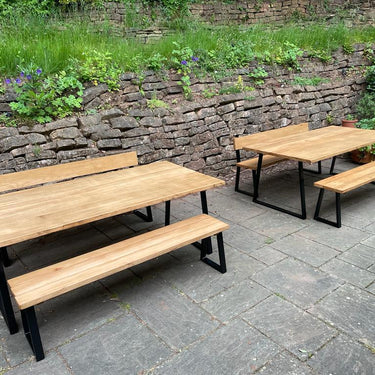 Elegant Outdoor Beech Seating Bench - TRL Handmade Furniture