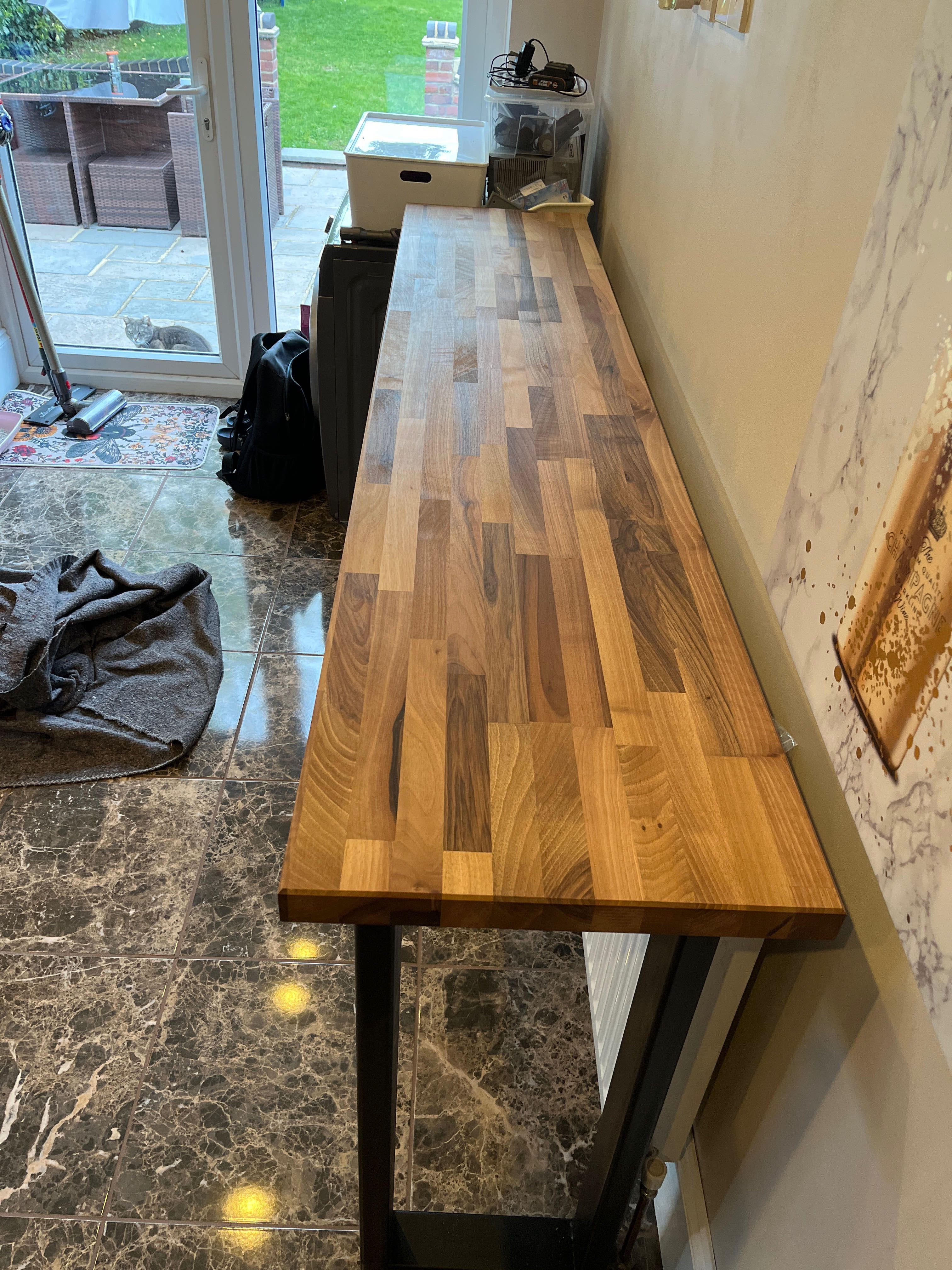 Walnut Staved Breakfast Bar
