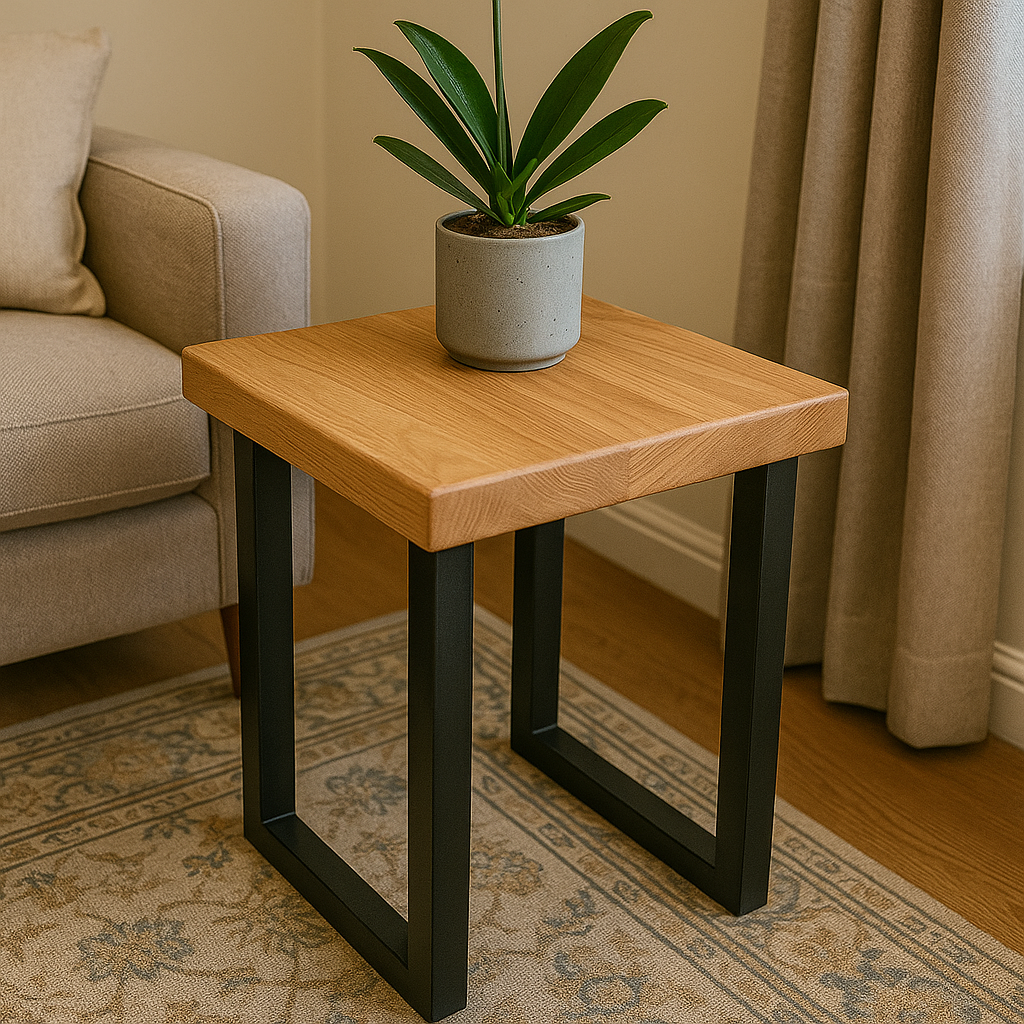 Sophisticated Oak Side Table | Handmade, Custom side table – TRL ...