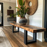 Sleek & Slender Reclaimed Bench - TRL Handmade Furniture