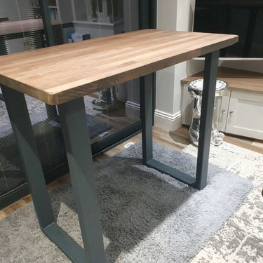 Solid Oak Breakfast Bar - TRL Handmade Furniture