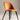 Chaise de salle à manger en velours orange rouille (lot de 2)