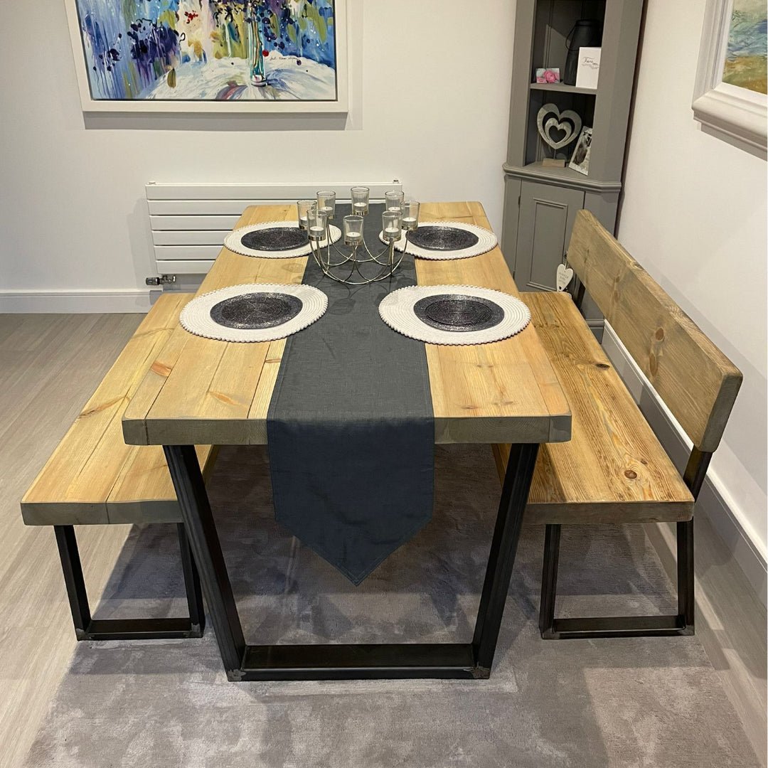 Chunky and Sturdy Dining Table - TRL Handmade Furniture