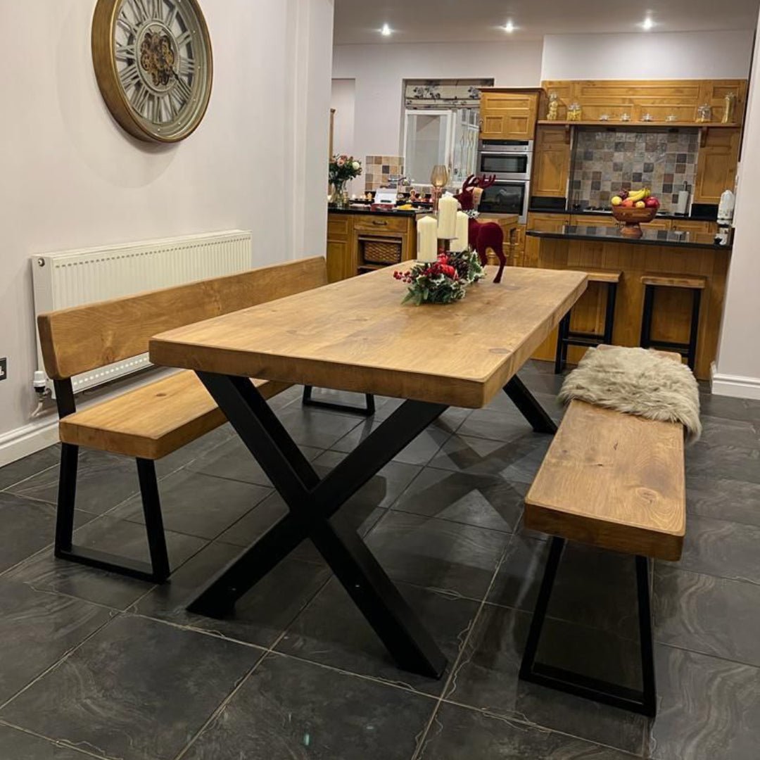 Chunky and Sturdy Dining Table - TRL Handmade Furniture