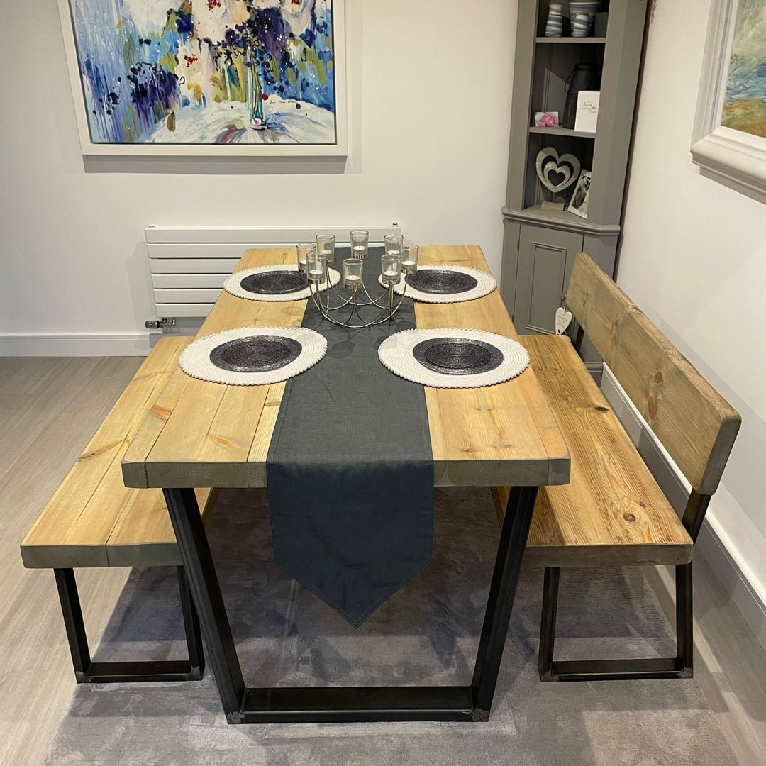 Chunky & Sturdy Dining Table - TRL Handmade Furniture
