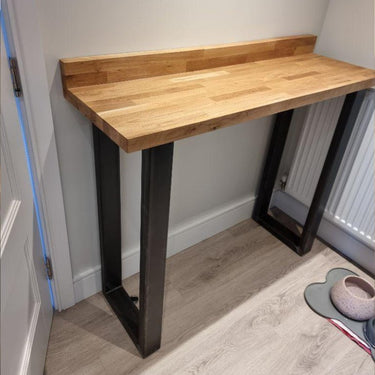 Solid Oak Breakfast Bar - TRL Handmade Furniture