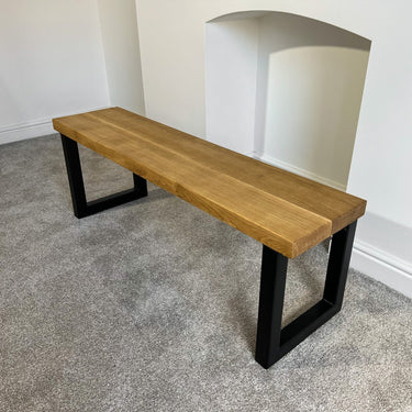 Sophisticated Oak Seating Bench - TRL Handmade Furniture